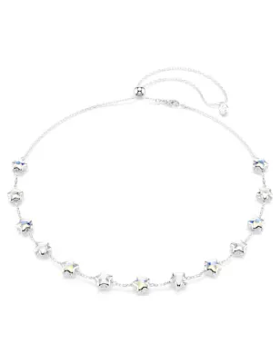 Collana Chroma, Stella, Taglio Misto, Bianca Donna Swarovski