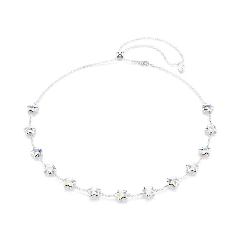 Collana Chroma, Stella, Taglio Misto, Bianca Donna Swarovski