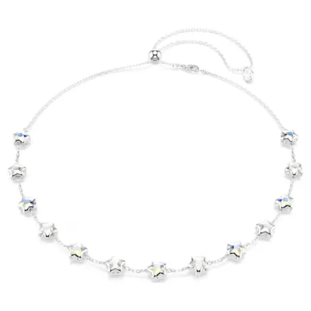 Collana Chroma, Stella, Taglio Misto, Bianca Donna Swarovski