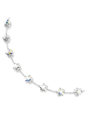 Collana Chroma, Stella, Taglio Misto, Bianca Donna Swarovski