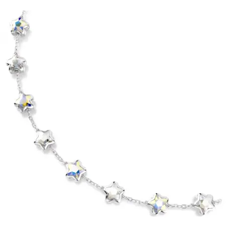 Collana Chroma, Stella, Taglio Misto, Bianca Donna Swarovski