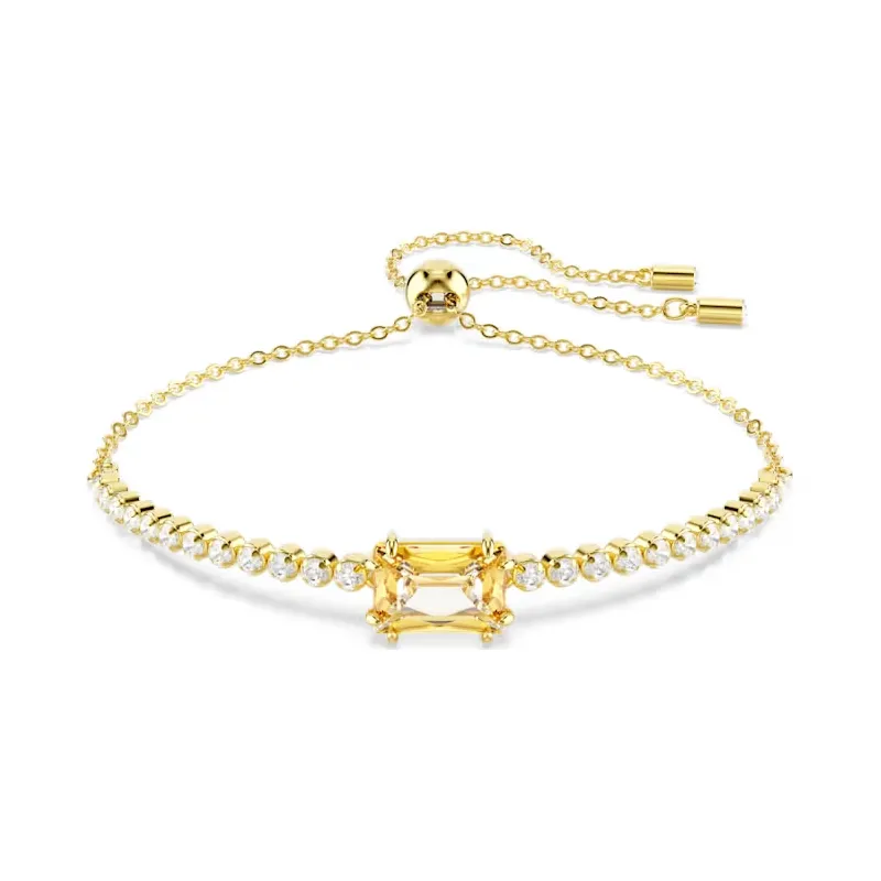 Bracciale Tennis Matrix Caramello Finitura Oro 18K Donna Swarovski Bracciale Tennis Matrix Caramello Finitura Oro 18K Donna Swarovski