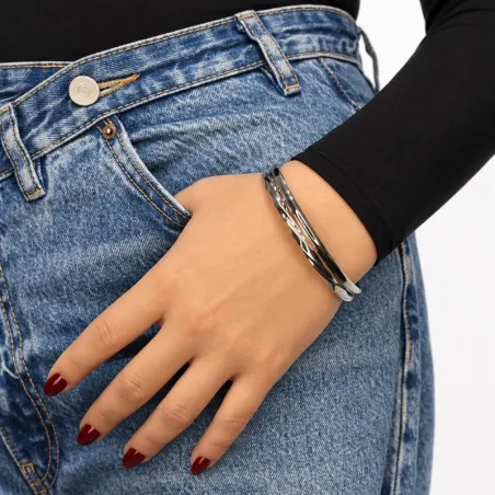 Bangle Liscio Selene in Lega Amen Donna Amen