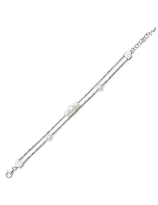Bracciale Miss Italia Doppio Filo 10 Perle PBR3842 Donna Miluna