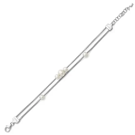 Bracciale Miss Italia Doppio Filo 10 Perle PBR3842 Donna Miluna