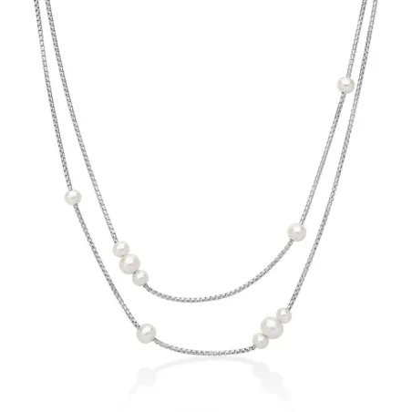 Collana Miss Italia Doppio Filo 10 Perle PCL6950 Donna Miluna
