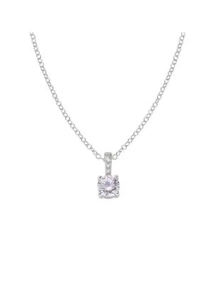 Collana Punto Luce Rosa Donna Amen
