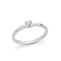 Anello Solitario Oro Bianco 0,10 ct LID4240-010 Donna Miluna Anello Solitario Oro Bianco 0,10 ct LID4240-010 Donna Miluna