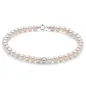 Bracciale Perle 4,5-5 mm Sfera Oro Bianco PBR3857 Donna Miluna Bracciale Perle 4,5-5 mm Sfera Oro Bianco PBR3857 Donna Miluna
