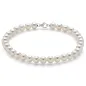 Bracciale Filo Perle 5-5,5 mm Oro Bianco PBR1674V Donna Miluna Bracciale Filo Perle 5-5,5 mm Oro Bianco PBR1674V Donna Miluna