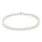 Bracciale Filo Perle 4-4,5 mm Oro Bianco PBR3731 Donna Miluna