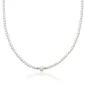 Collana Perla Centrale 7,5-8 mm Oro Bianco PCL6748 Donna Miluna