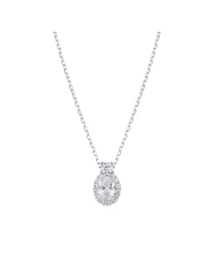 Collana Madame in Argento con Zircone Bianco Donna Amen