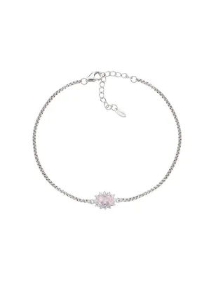 Bracciale Lady in Argento con Zircone Morganite Donna Amen