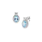 Orecchini Madame in Argento con Zircone Acquamarina Donna Amen Orecchini Madame in Argento con Zircone Acquamarina Donna Amen