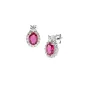 Orecchini Madame in Argento con Zircone Rubino Donna Amen Orecchini Madame in Argento con Zircone Rubino Donna Amen