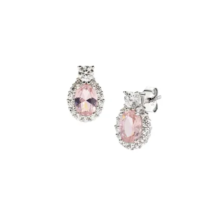 Orecchini Madame in Argento con Zircone Morganite Donna Amen