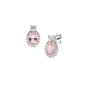 Orecchini Madame in Argento con Zircone Morganite Donna Amen Orecchini Madame in Argento con Zircone Morganite Donna Amen