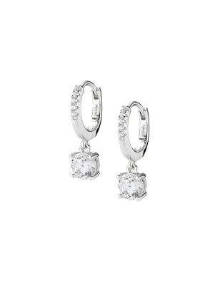 Orecchini Huggies Punto Luce Bianco Donna Amen