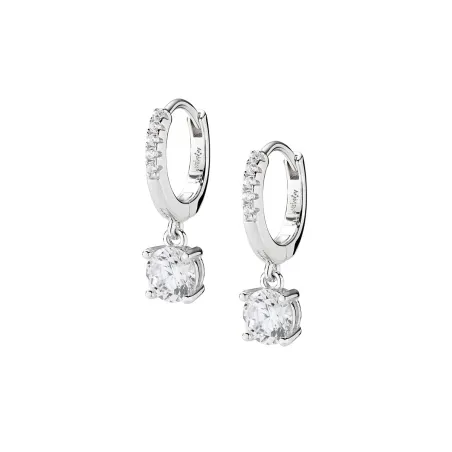 Orecchini Huggies Punto Luce Bianco Donna Amen