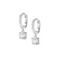 Orecchini Huggies Punto Luce Bianco Donna Amen