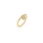 Anello Battito Dorato con Cuore e Zirconi bianchi mis.16 Donna Amen Anello Battito Dorato con Cuore e Zirconi bianchi mis.16 Donna Amen