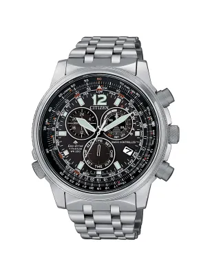 Orologio Crono Pilot Super Titanio Nero CB5850-80E Uomo Citizen