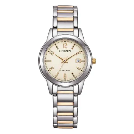 Orologio Eco-Drive Champagne Bicolore FE1244-72A Donna Citizen