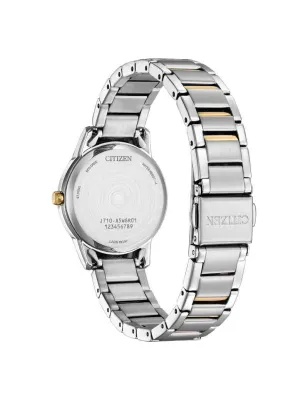 Orologio Eco-Drive Champagne Bicolore FE1244-72A Donna Citizen