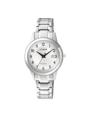 Orologio Eco-Drive Bianco Acciaio FE1081-59B Donna Citizen