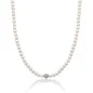 Collana Perle 4,5-5 mm Sfera Oro Bianco PCL6967 Donna Miluna Collana Perle 4,5-5 mm Sfera Oro Bianco PCL6967 Donna Miluna