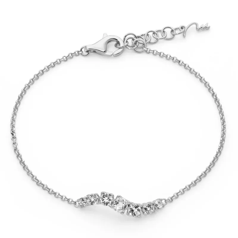 Bracciale Giochi di Luce Onda Topazi BRD1269 Donna Miluna Bracciale Giochi di Luce Onda Topazi BRD1269 Donna Miluna