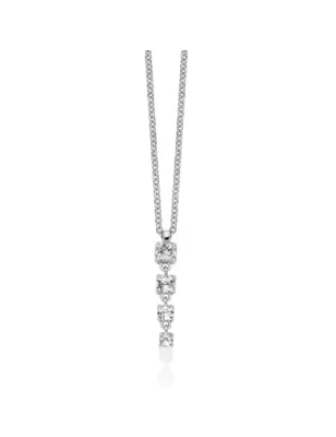 Bracciale Giochi di Luce 4 Topazi Bianchi CLD5508 Donna Miluna