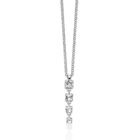 Bracciale Giochi di Luce 4 Topazi Bianchi CLD5508 Donna Miluna