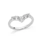 Anello Giochi di Luce 5 Topazi a V LID4289 Donna Miluna Anello Giochi di Luce 5 Topazi a V LID4289 Donna Miluna
