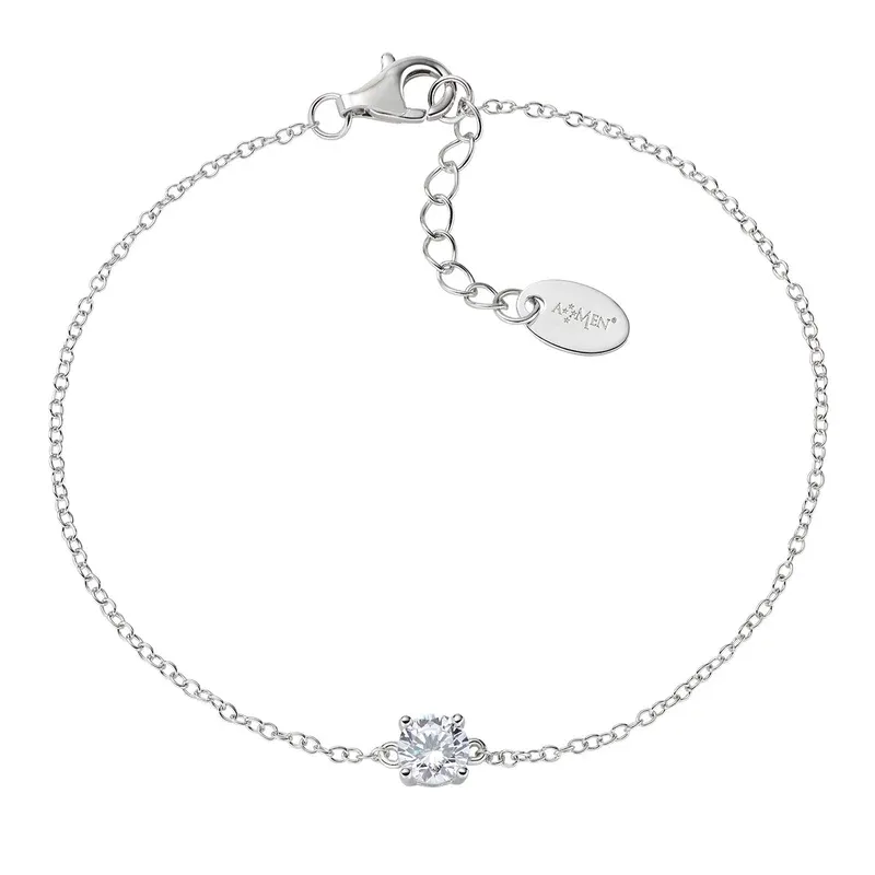 Bracciale Punto Luce Bianco Donna Amen Bracciale Punto Luce Bianco Donna Amen