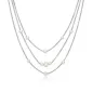 Collana Tre Fili 11 Perle Argento 925 PCL6951 Donna Miluna