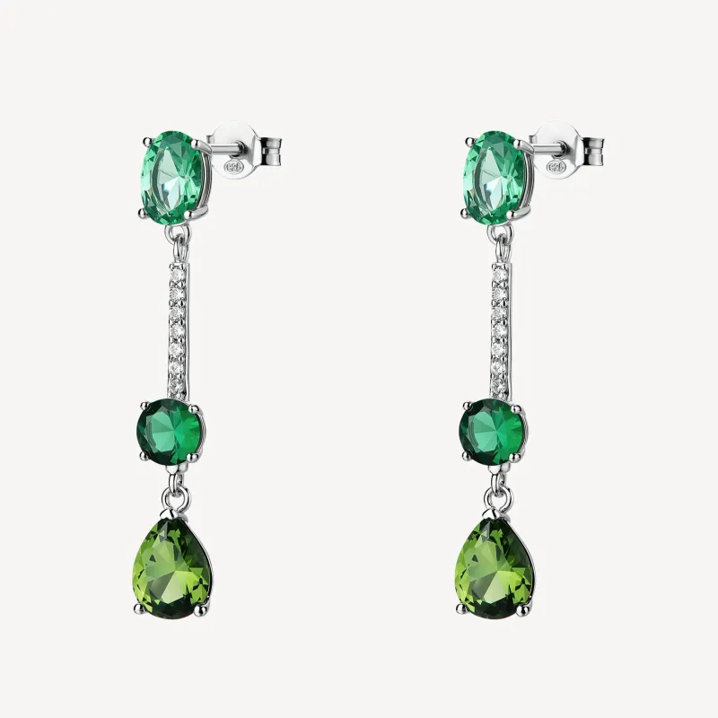 Orecchini Pendenti Life Green Donna Brosway