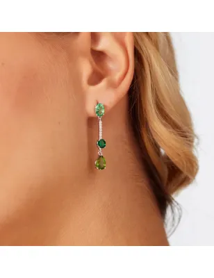 Orecchini Pendenti Life Green Donna Brosway
