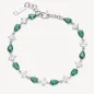 Bracciale Fancy in Argento con Zirconi Life Green Donna Brosway