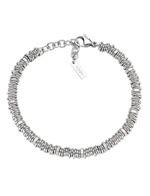 Bracciale in Acciaio con Rondelle Uomo Amen