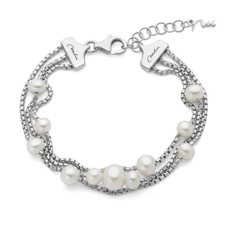 Bracciale Pepite di Perle Tre Fili 11 Perle PBR3843 Donna Miluna