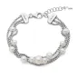 Bracciale Pepite di Perle Tre Fili 11 Perle PBR3843 Donna Miluna Bracciale Pepite di Perle Tre Fili 11 Perle PBR3843 Donna Miluna