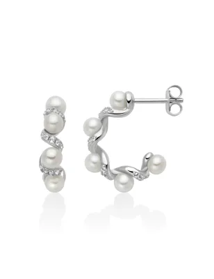 Collana Eclissi Cerchio 10 Perle Topazi PER2862 Donna Miluna