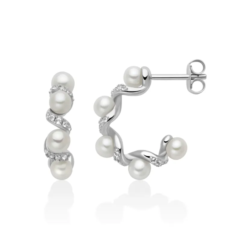 Collana Eclissi Cerchio 10 Perle Topazi PER2862 Donna Miluna Collana Eclissi Cerchio 10 Perle Topazi PER2862 Donna Miluna