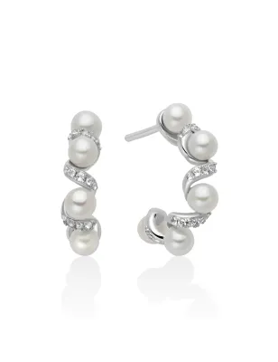 Collana Eclissi Cerchio 10 Perle Topazi PER2862 Donna Miluna