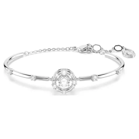 Bracciale Rigido Constella, Dancing Stone, Bianco Donna Swarovski