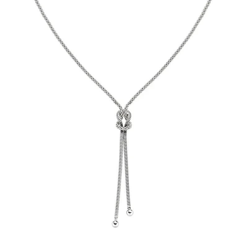 Collana Nodo d'Amore in Lega Amen Donna Amen Collana Nodo d'Amore in Lega Amen Donna Amen