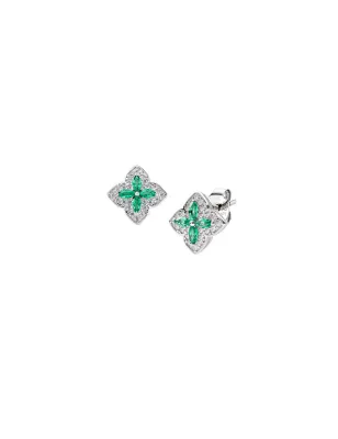 Orecchini Portofino in Argento con Zirconi Verdi Donna Amen