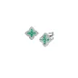 Orecchini Portofino in Argento con Zirconi Verdi Donna Amen Orecchini Portofino in Argento con Zirconi Verdi Donna Amen